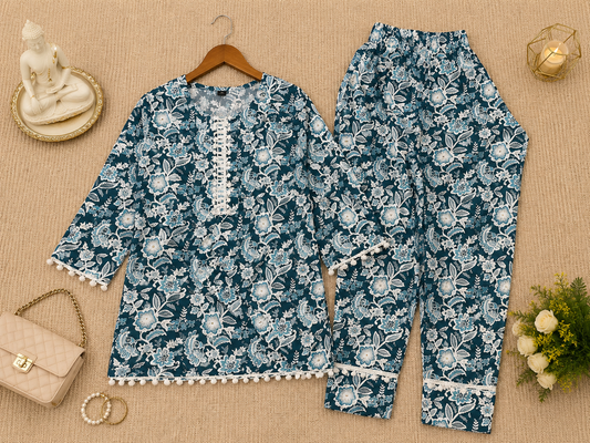 Cotton Farsi Salwar Suit by Swagsync Edition