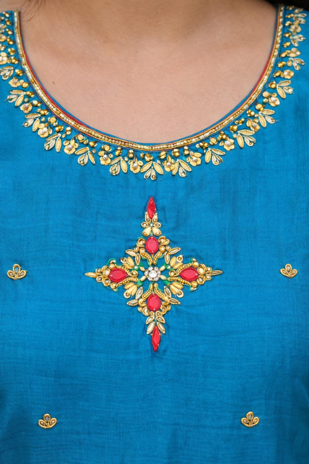 Teal Handwork Embroidered Suit Set 💚 | Elegant Festive & Designer Wear for Women